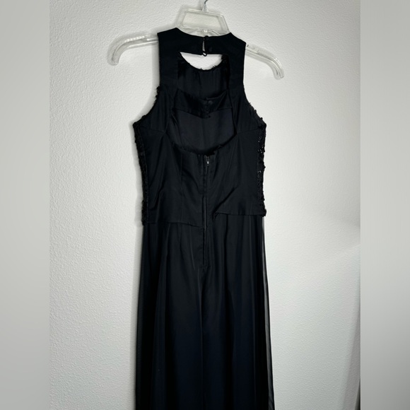 Faviana Black Vintage Jumpsuit when mini jacket - Picture 4 of 7